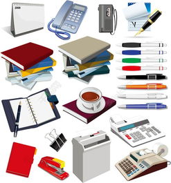 千圖網精品資源推薦 免費下載常用辦公用品矢量圖（AI格式，編號16794054）